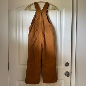Carhartt Boys' Quilt-Lined Canvas Bib Overalls size 7